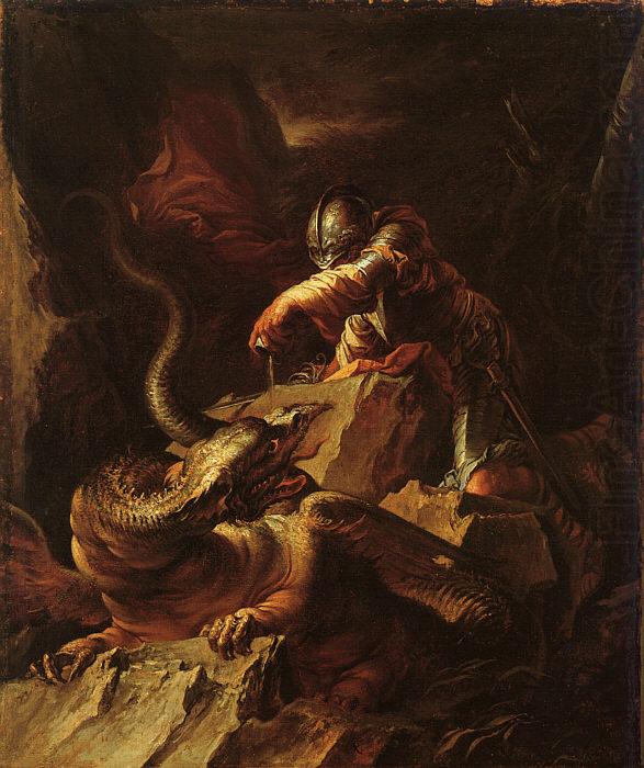 Jason Charming the Dragon, Salvator Rosa